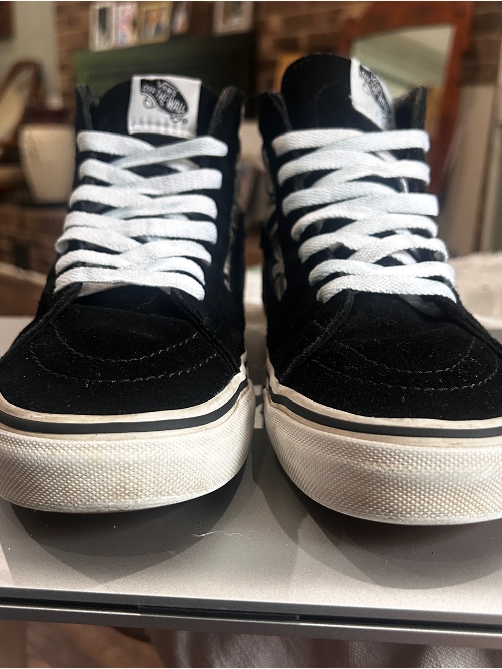 Vans Unisex Black Skate Shoes - Classic Low Top (M) 6.5 (W) 8